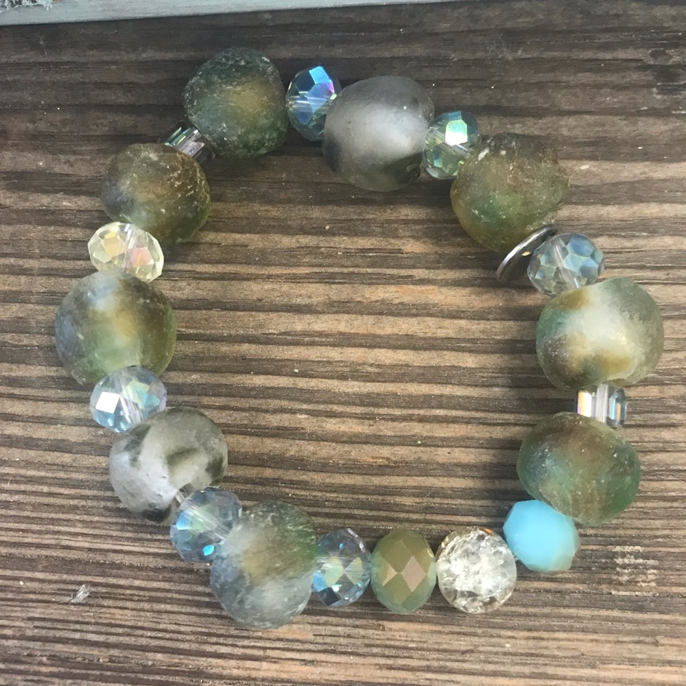Seaglass bracelet